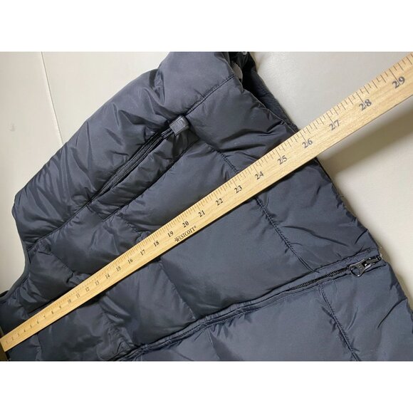 Eddie Bauer Black Down Quilted Vest Men Size Large Nylon Goose Down Lightweight - Picture 5 of 16